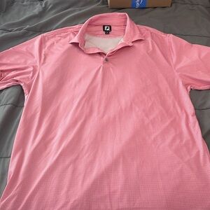 Men’s XL footjoy polo 

Pink and white good used condition